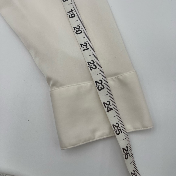 Ralph Lauren Women Blouse Long Sleeve Lace Front Size XL Polyester Cream Color - Picture 12 of 12